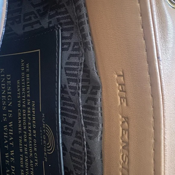 Kurt Geiger SoHo Tan Quilted Shoulder Bag - Picture 7 of 7